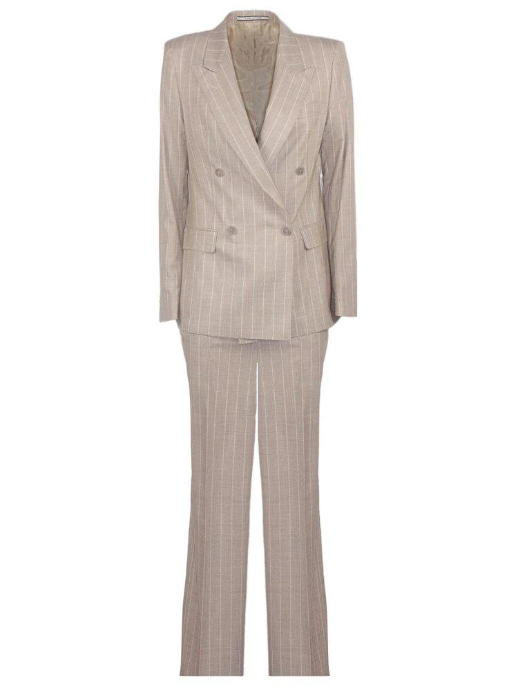 TAGLIATORE Tagliatore Pinstripe Double-Breasted Suit