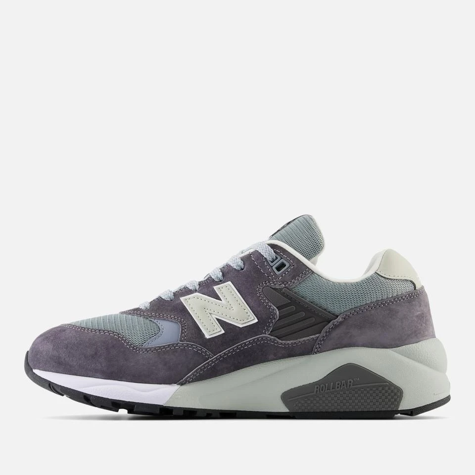 undefined NEW BALANCE MEN'S 580 SUEDE AND MESH TRAINERS 3