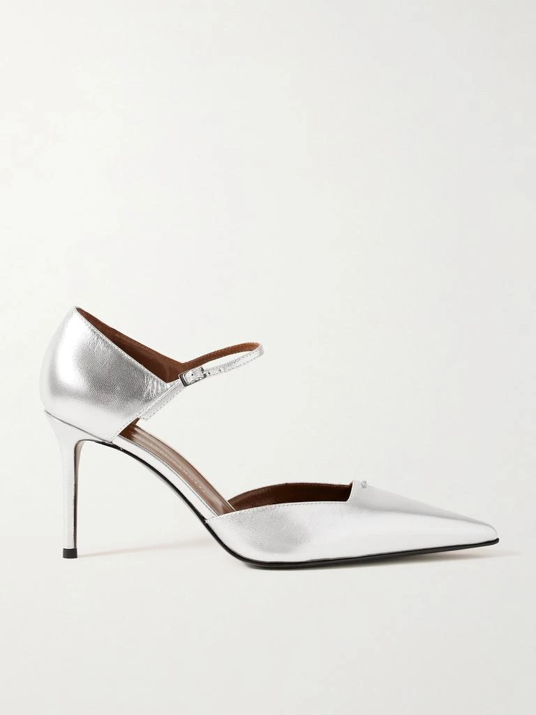 Giuseppe Zanotti Mizuki 水晶缀饰金属感皮革高跟鞋  - IT38.5 1
