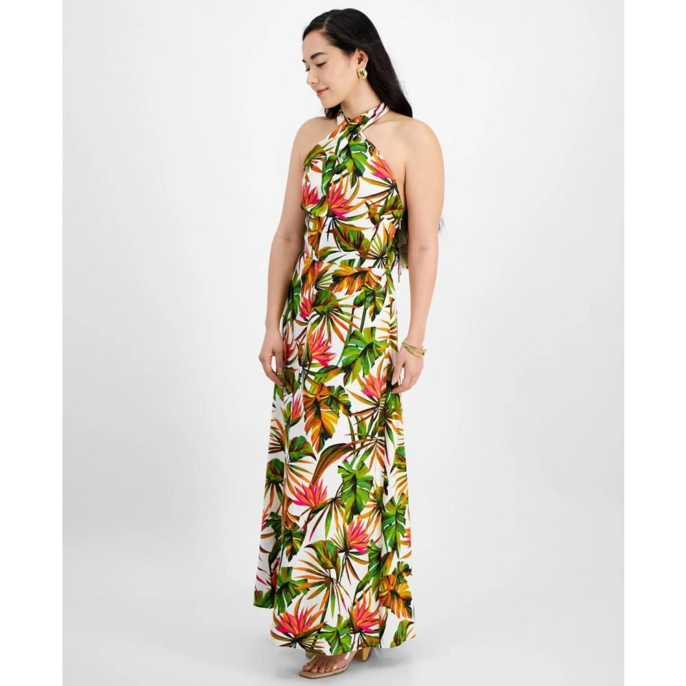 INC International Petite Linen-Blend Halter Maxi Dress, Created for Macy's 3
