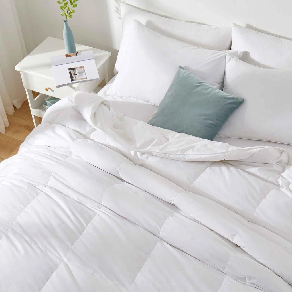 Puredown 75% White Duck Down Winter Comforter (600FP) Baffled Box 3