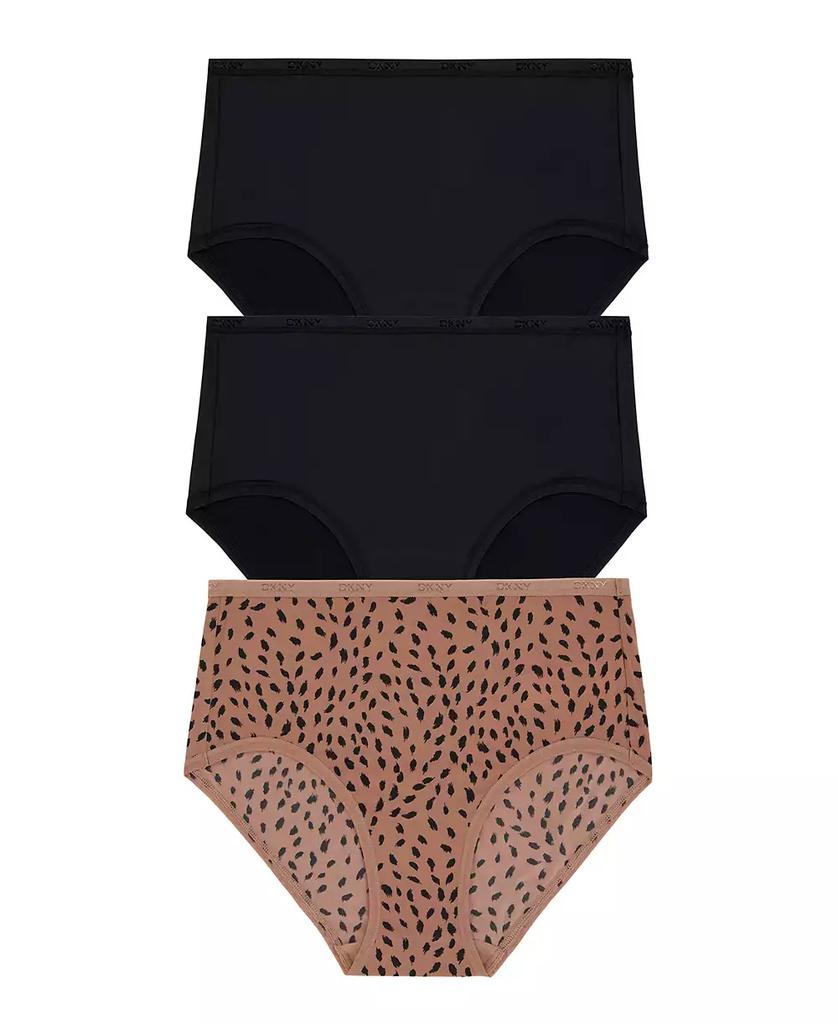 DKNY Women's Micro Brief Underwear 3 Pack