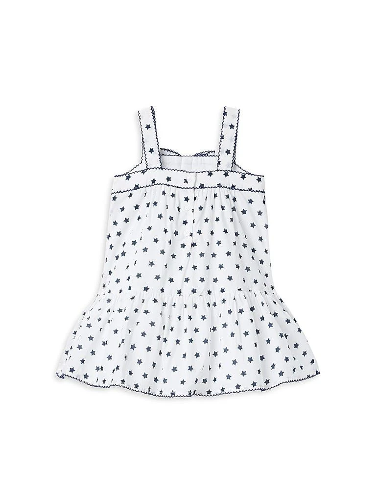 Janie and Jack Little Girl's & Girl's Star Drop-Waist Dress - White - Size 7