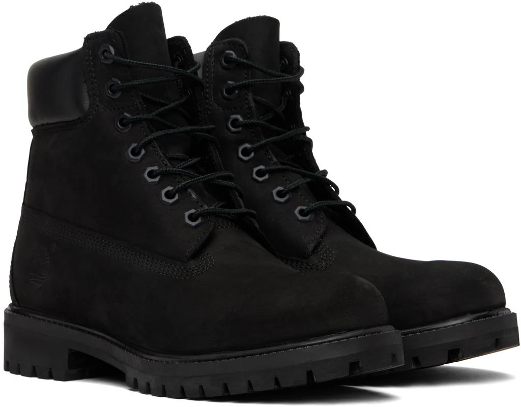 Timberland Black Premium 6-Inch Waterproof Boots 4