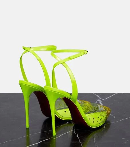 Christian Louboutin Spikaqueen 100 embellished pumps 3