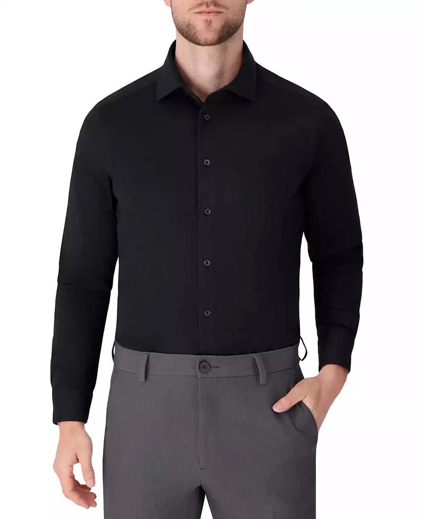 Shop Men's Regular Fit 4-Way Stretch Dress Shirt, Created for Macy's on  Sale at BeyondStyle  Get 47% Off Men's Regular Fit 4-Way Stretch Dress  Shirt, Created for Macy's with Limited-Time Flash