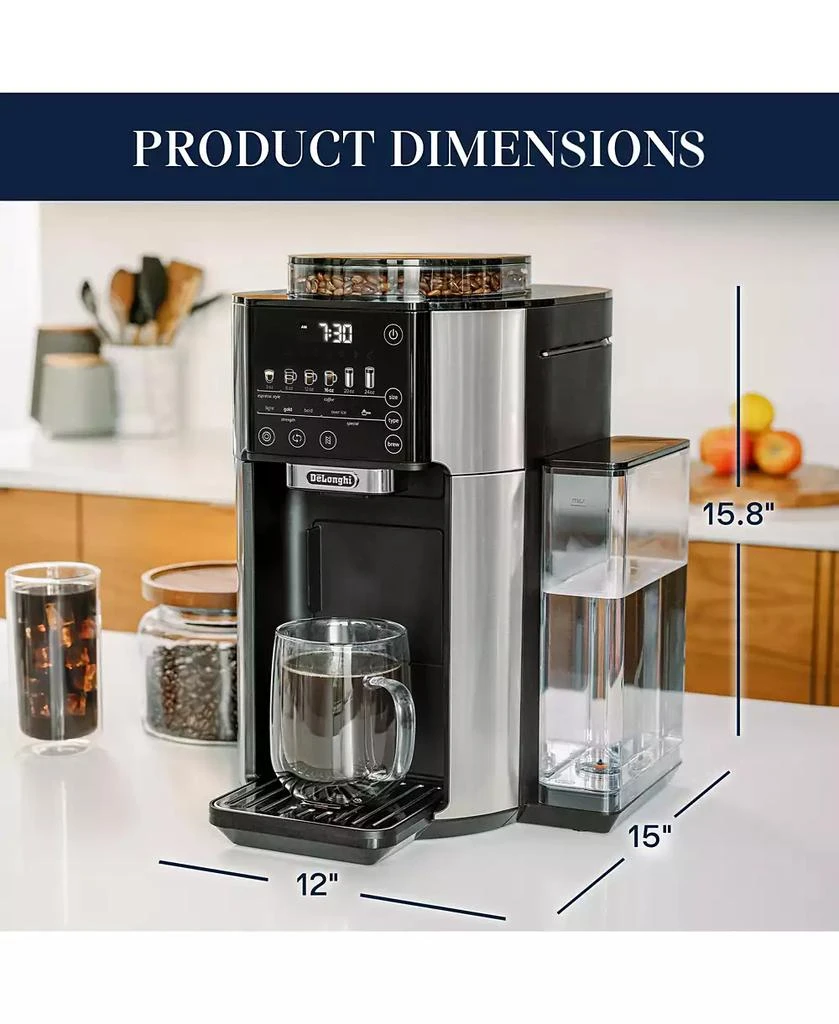 De'Longhi TrueBrew Automatic Coffee Maker with Bean Extract Technology 8