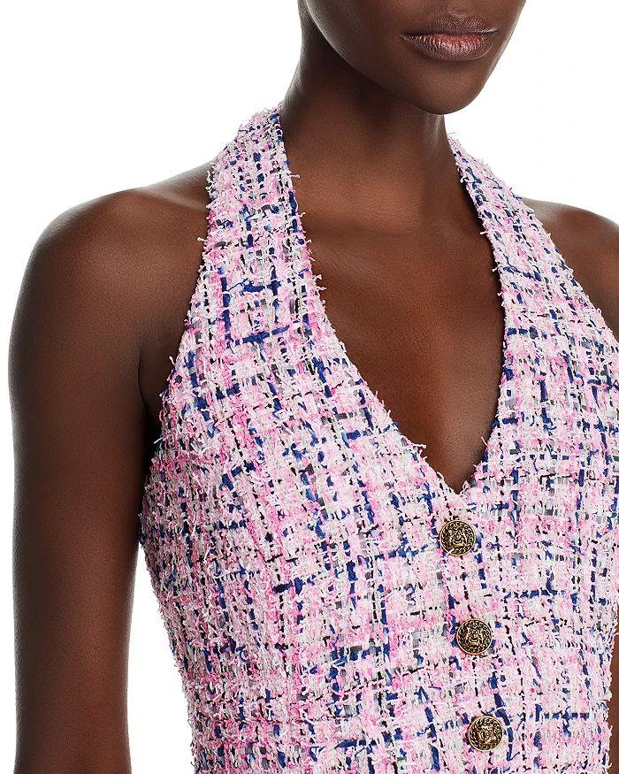 AQUA Tweed Halter Vest - 100% Exclusive 4