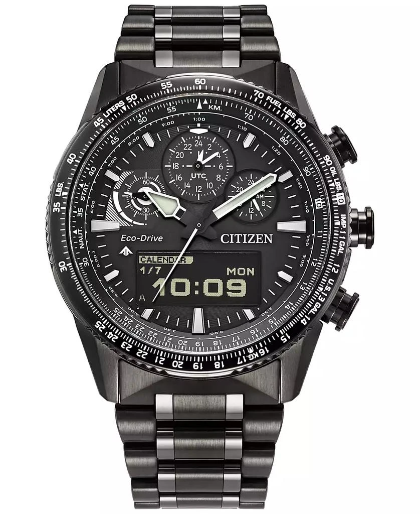 Citizen Men's Promaster Skyhawk U830 Analog-Digital Gray Stainless Steel Bracelet Watch 43mm 1