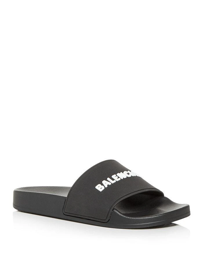 Balenciaga Women's Logo Slide Sandals 1