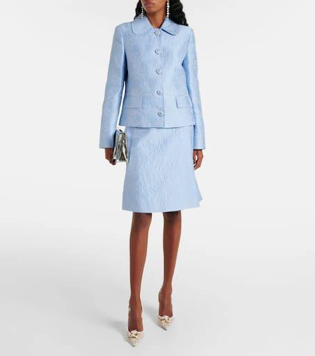 Dolce 
Gabbana Cotton and silk-blend jacquard jacket 2