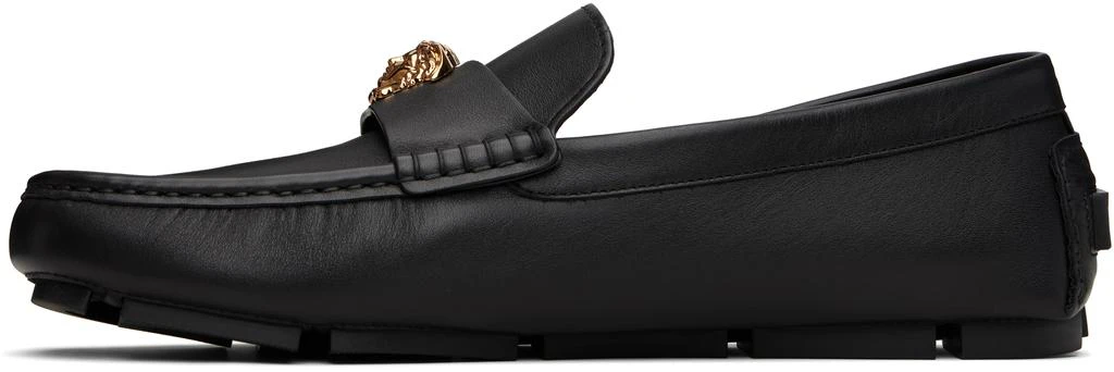 Versace Black 
La Medusa
 Driver Loafers 3