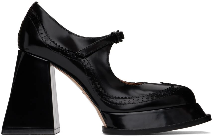 Shushu/Tong Black Oxford High Heels 1