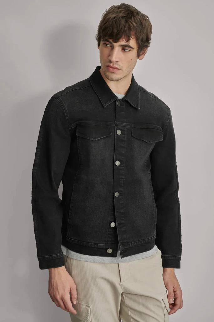 DKNY DENIM JACKET WITH LOGO TAPING 1
