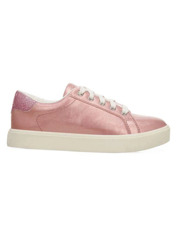 Sam Edelman Girl's Metallic Low Top Sneakers 3