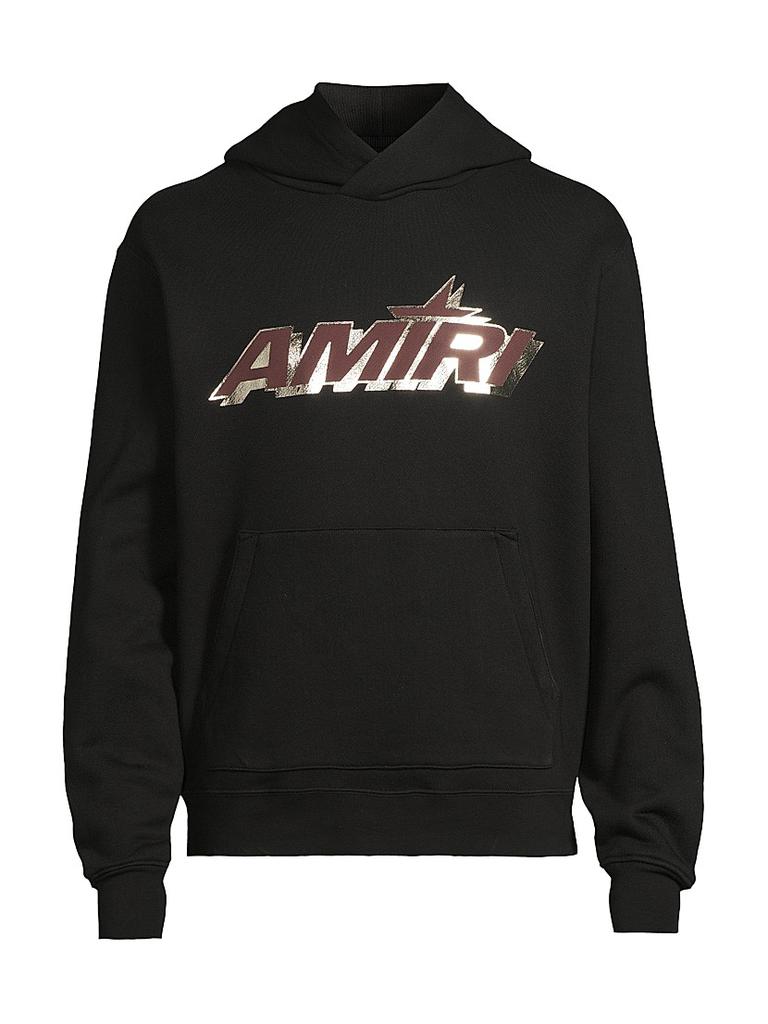 Shadow Logo Stretch-Cotton Hoodie – On Sale Now with Up to