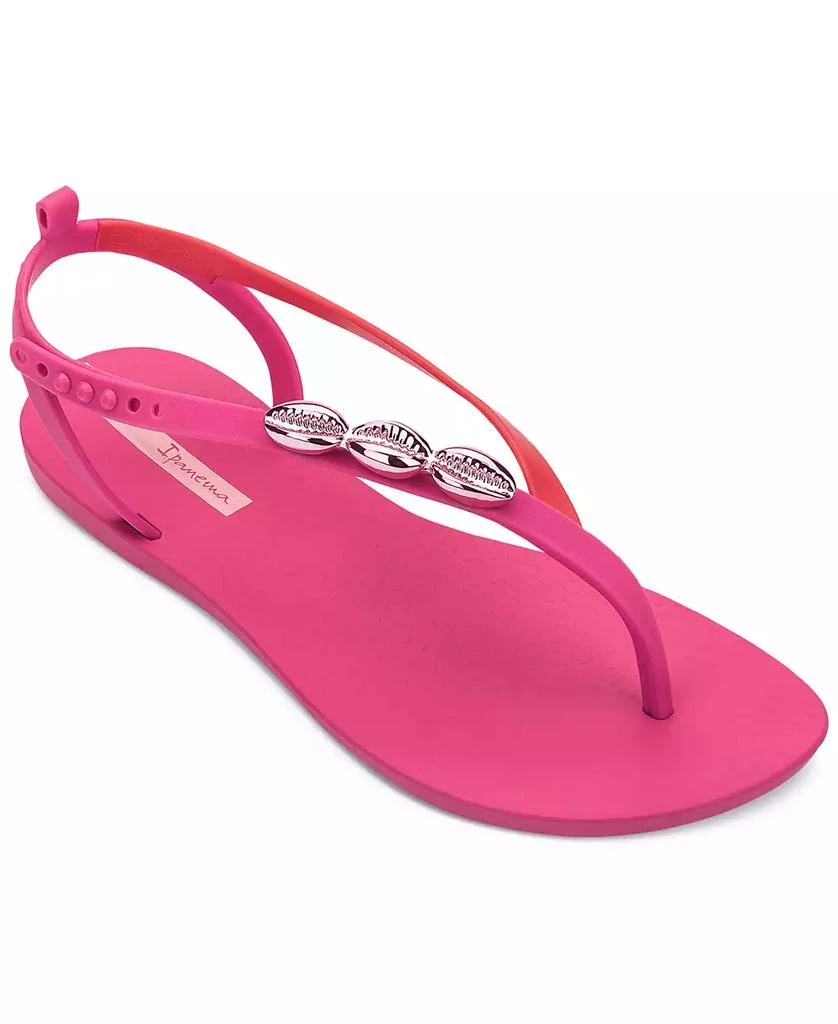 Ipanema Salty II Metallic Shell Detail Thong Sandals 1