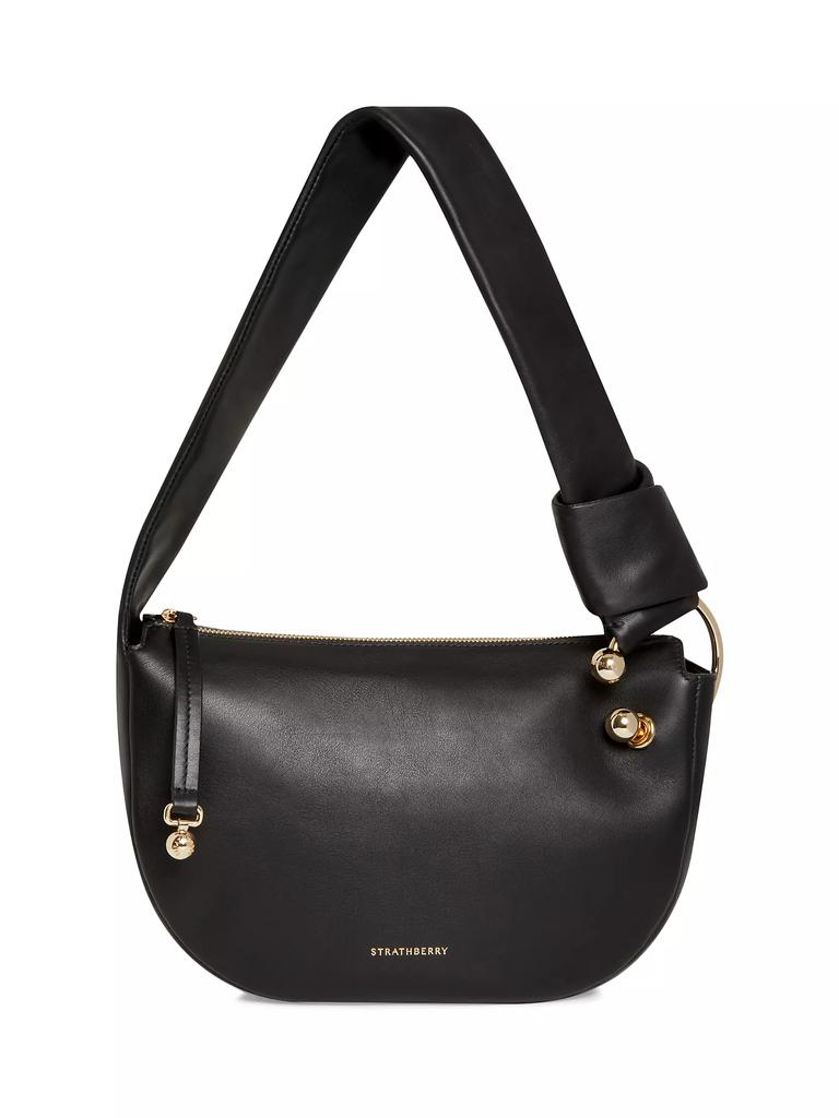 Strathberry Mini Halo Leather Shoulder Bag