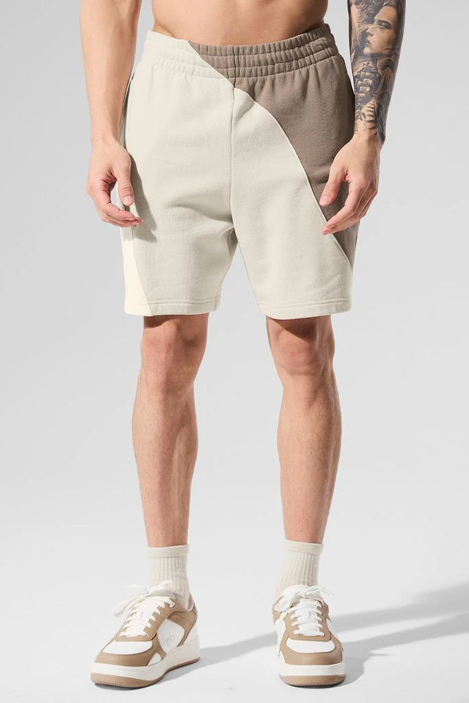 Alo 7" Make Waves Short - Ivory/Bone/Gravel 1