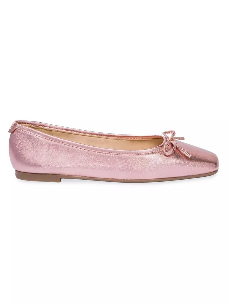 Bernardo Gwynn Metallic Leather Bellerina Flats 1