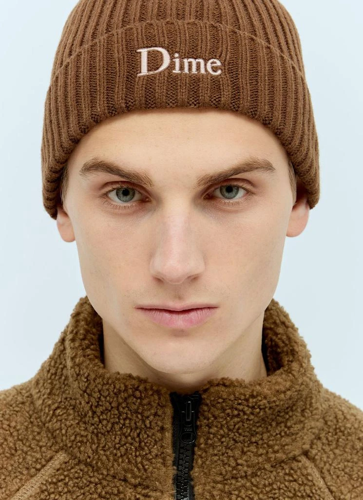 Dime Dime Classic Ribbed Beanie Hat 1