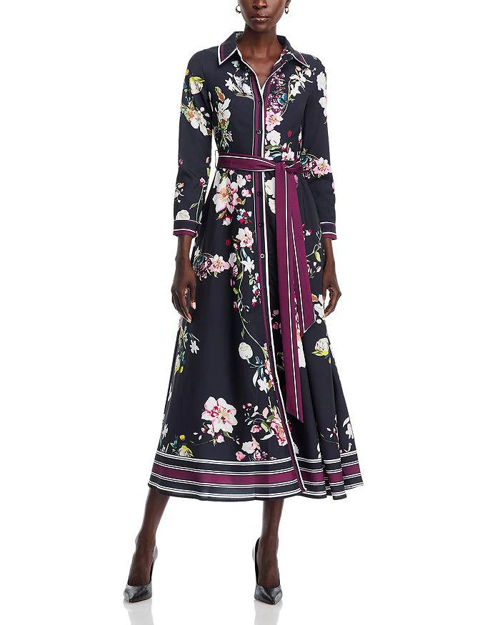 Nancy Yang Floral Print Maxi Dress 1