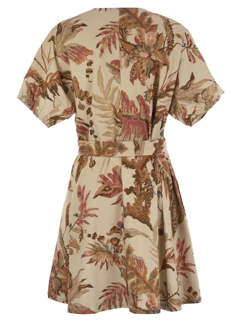 Max Mara Genero - Printed Cotton T-Shirt Dress 2
