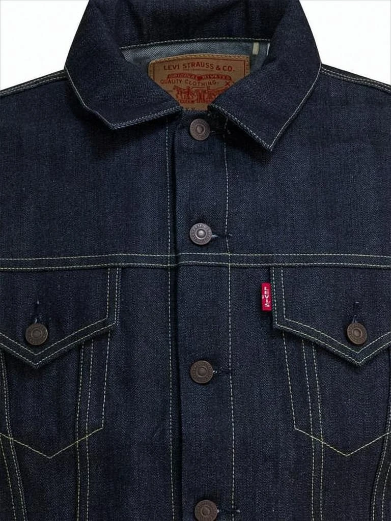 Levi
s Structured Indigo Denim Jacket with Button-Up Front 3