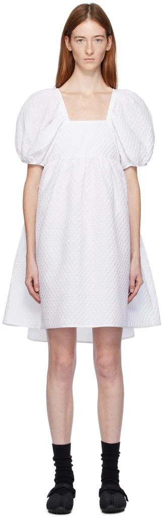 CECILIE BAHNSEN White Tilde Minidress 1