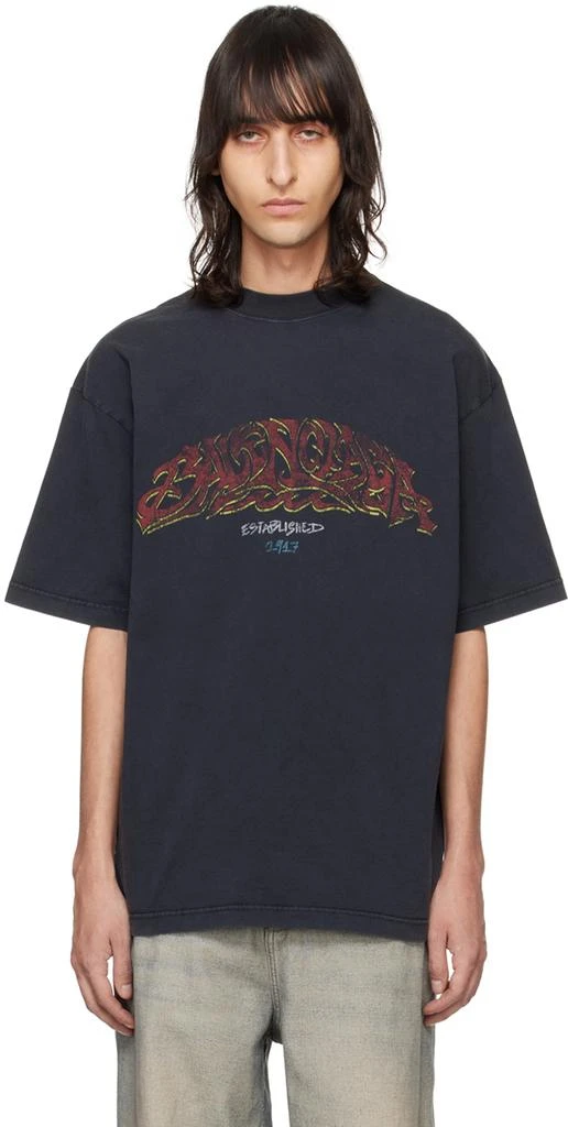 Balenciaga Black Offshore T-Shirt 1
