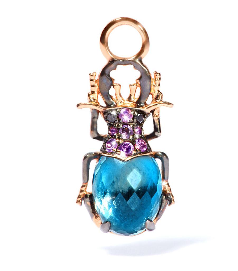 Annoushka Rose Gold Mythology Beetle Earring Drop