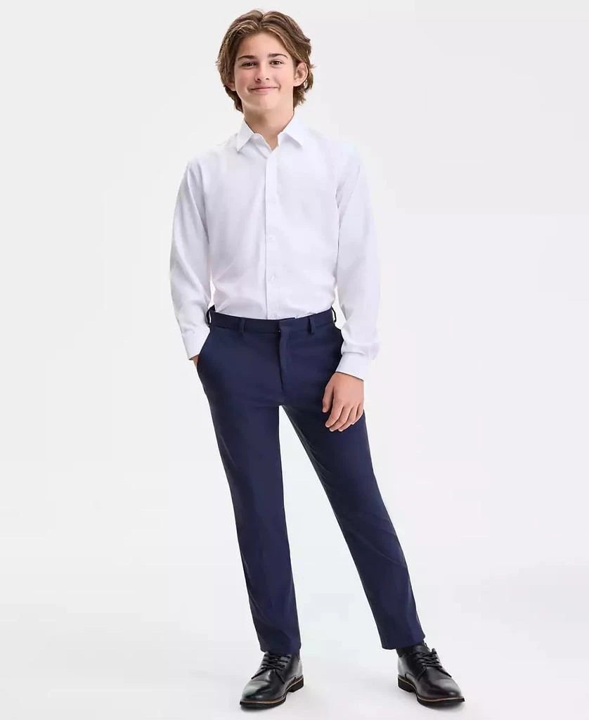 B By Brooks Brothers Boys 8-20 Navy Plain Classic Pants 3