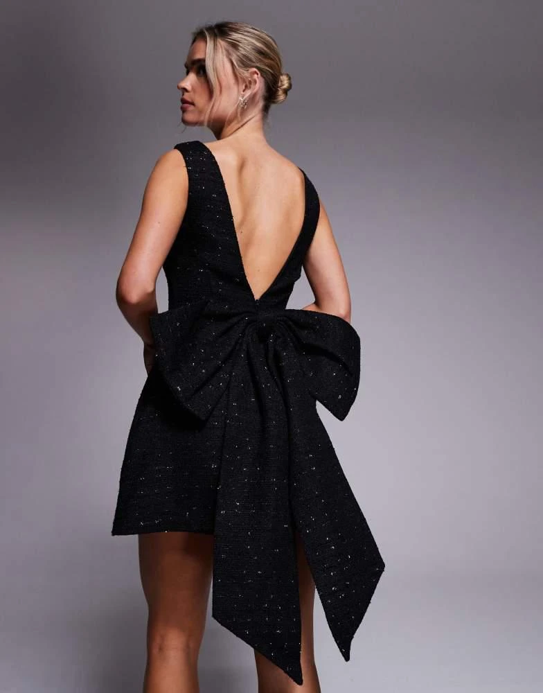 Jaded Rose Petite stretch low bow back mini dress in black boucle On Sale Now with Up to 11% Off | Discover Exclusive Deals & Savings at BeyondStyle Authentic Jaded Jaded Rose Petite stretch low bow back mini dress in black boucle On Sale Now with Up to 11% Off | Discover Exclusive Deals & Savings at BeyondStyle Authentic Jaded