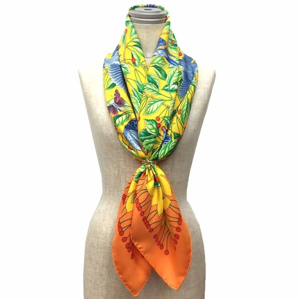 Hermes yellow Silk Scarf (Pre-Owned) 2