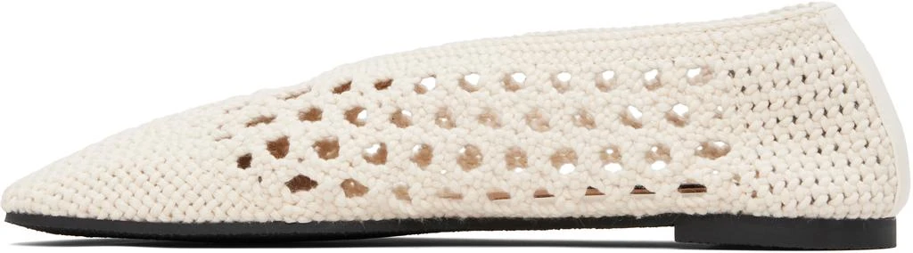 Stella McCartney Off-White Ryder Day Cotton Crochet Loafers 3