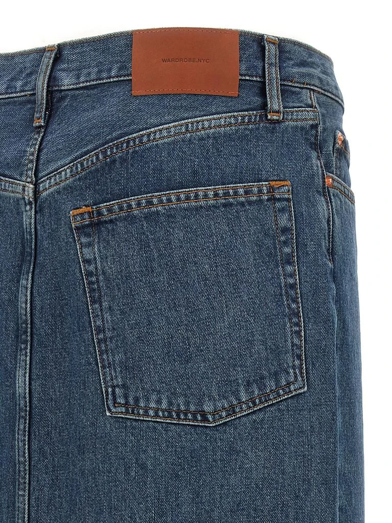 WARDROBE.NYC WARDROBE.NYC Column Jean Skirt 3