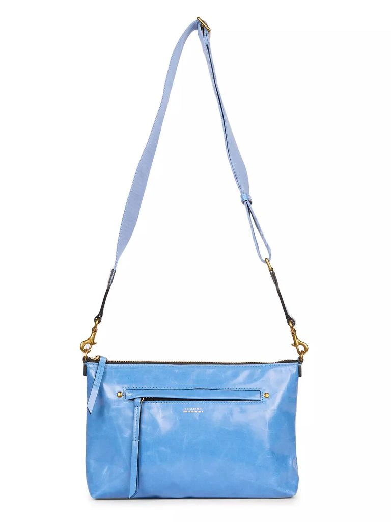 Isabel Marant Nessah Patent Leather Shoulder Bag 5