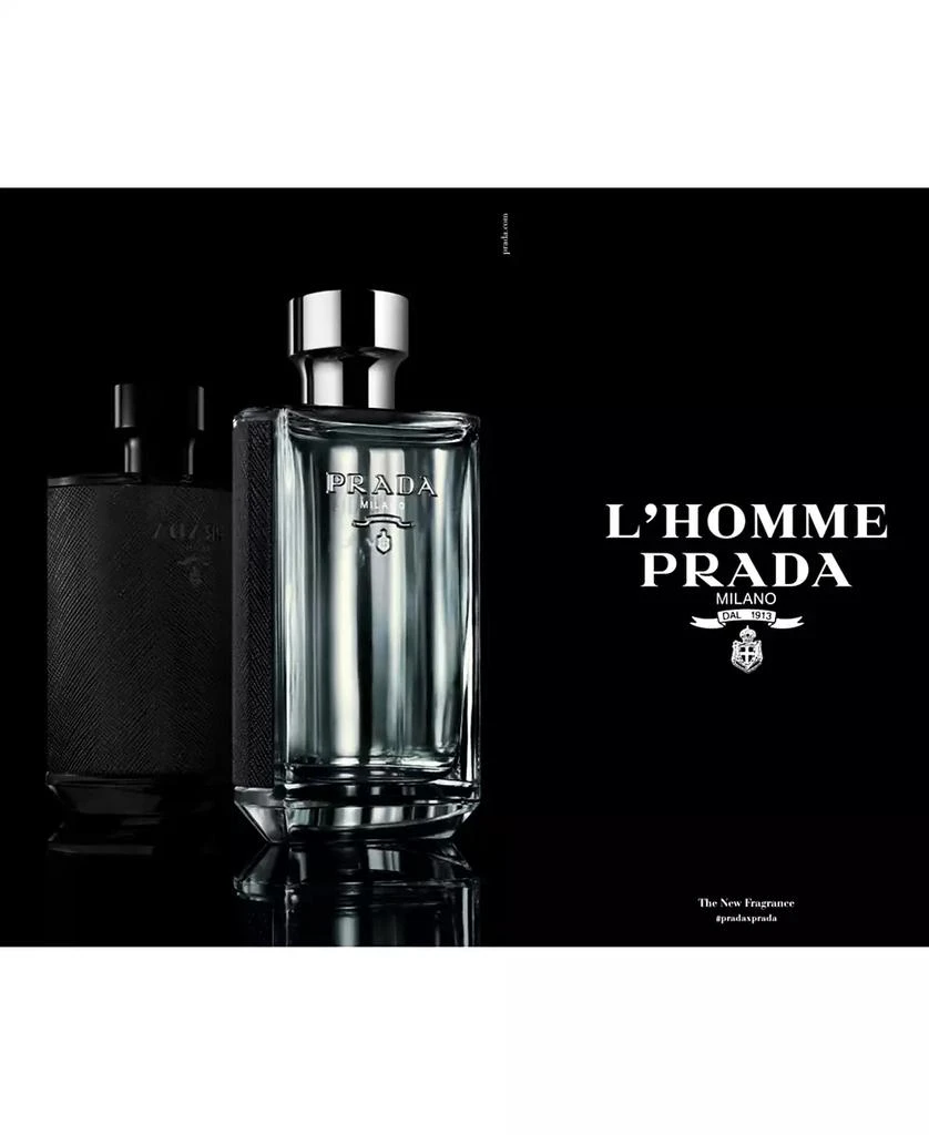 Prada L'Homme Prada L'Eau Men's Eau de Toilette Spray, 3.4 oz. 5