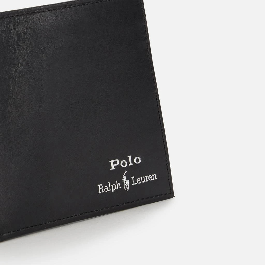 Polo Ralph Lauren Polo Ralph Lauren Men's Smooth Leather Gold Foil Wallet - Black 4