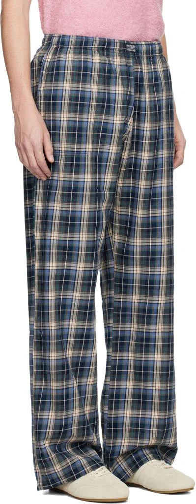 ERL Navy Plaid Sweatpants 2