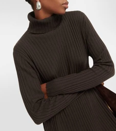 Jardin des Orangers Turtleneck cashmere sweater dress 4