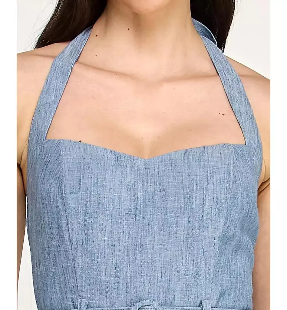 ROW A Juniors' Sweetheart Neck Fit & Flare Midi Dress 8