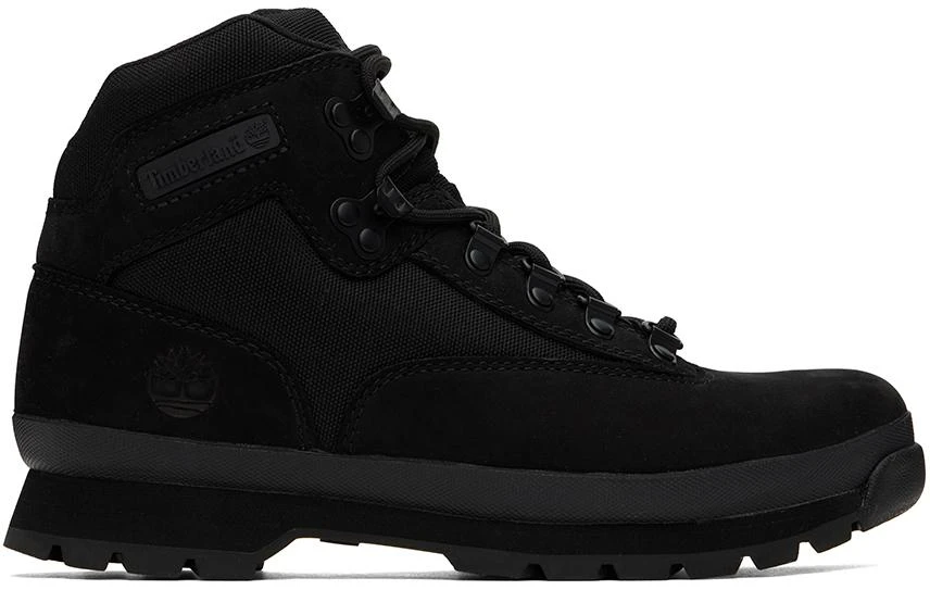 Timberland Black Euro Hiker Boots 1