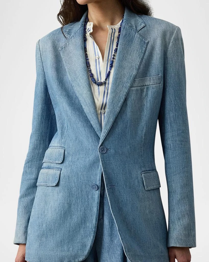 Ralph Lauren Russel Denim Single-Breasted Jacket 4