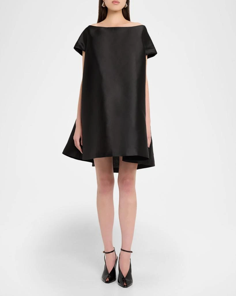 Bernadette Will Satin Short-Sleeve Mini Dress 2