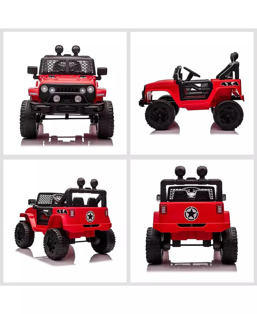 HONGGE 12V Kids Ride On Truck with Remote and Suspension 8