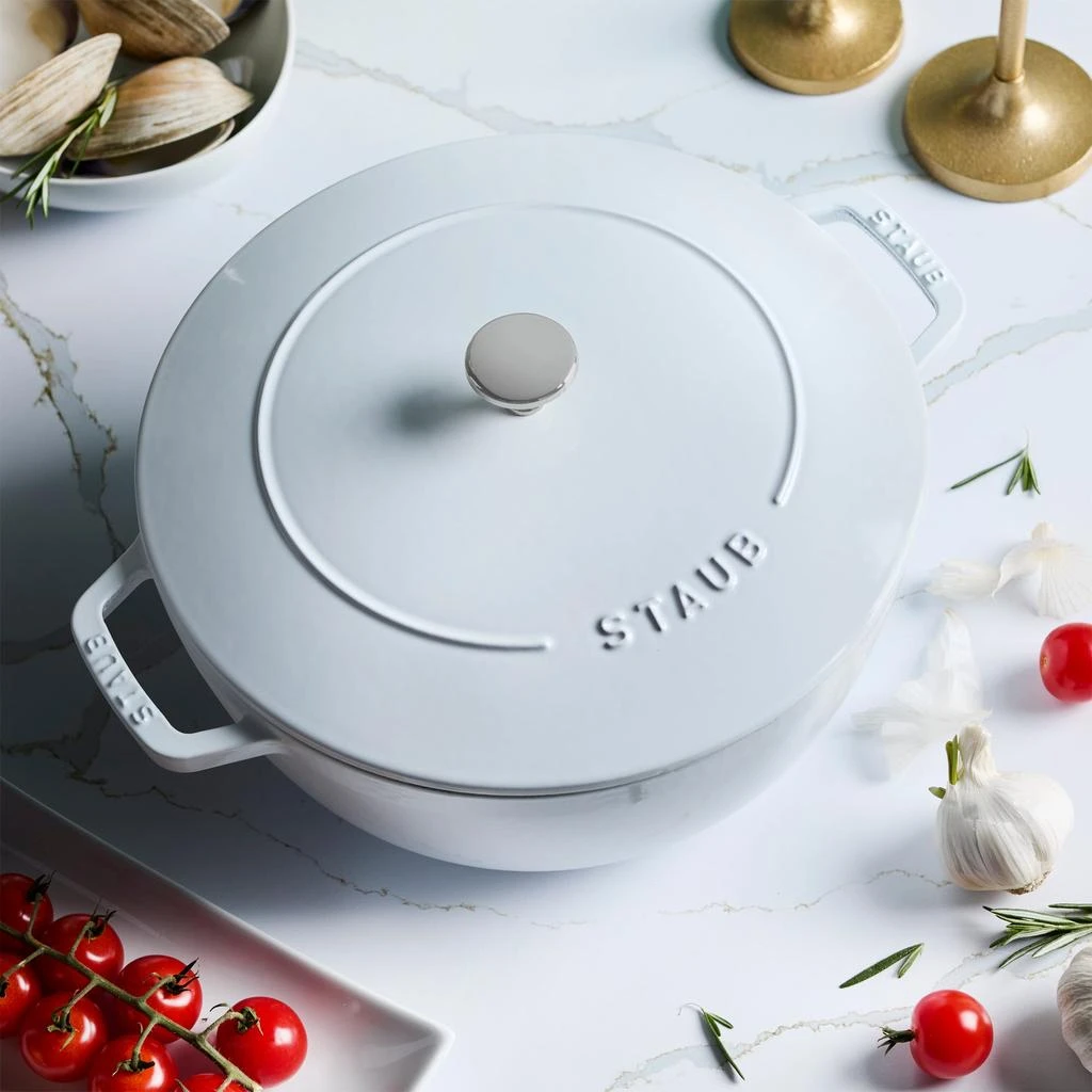 Staub Cast Iron Essential French Oven, Dutch Oven, 5-quart, serves 5-6, Made in France 6