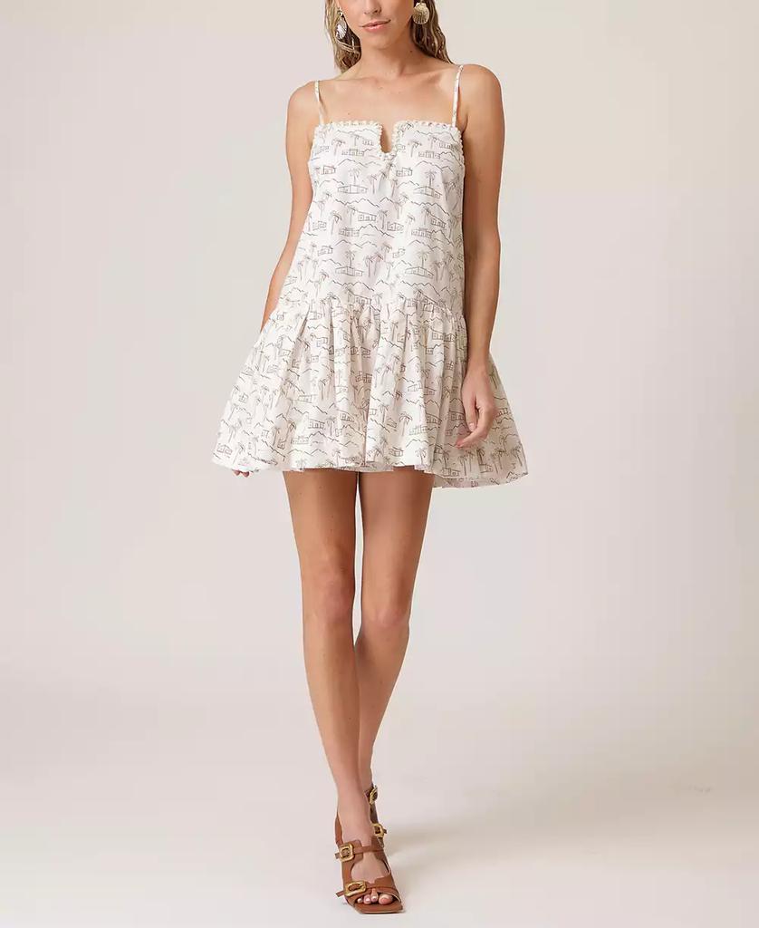 Line & Dot Women's Edwina Yarn-Trim Mini Dress