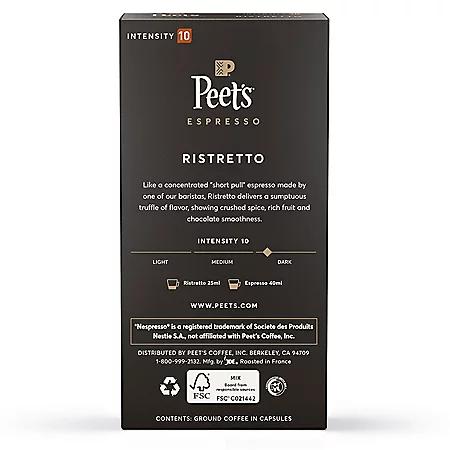 Peet's Coffee Peet's Coffee Ristretto Intensity 10 Dark Roast Pods 50 ct.