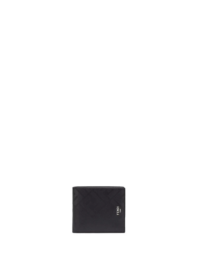 Fendi BLACK LEATHER WALLET 1